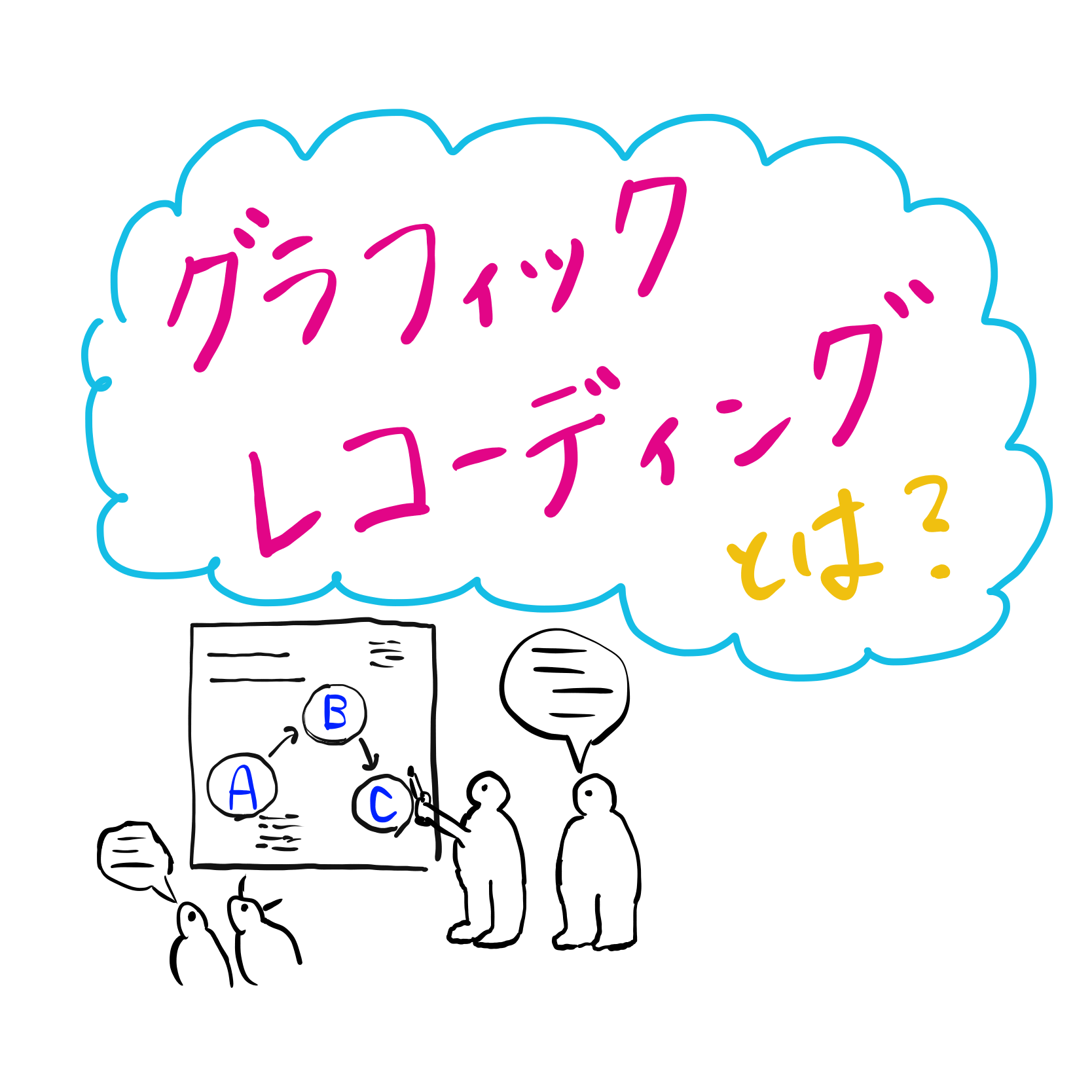 グラフィックレコーディングがすごい イラスト図解で議論を可視化してワンランク上の議論をしよう イカした医学生